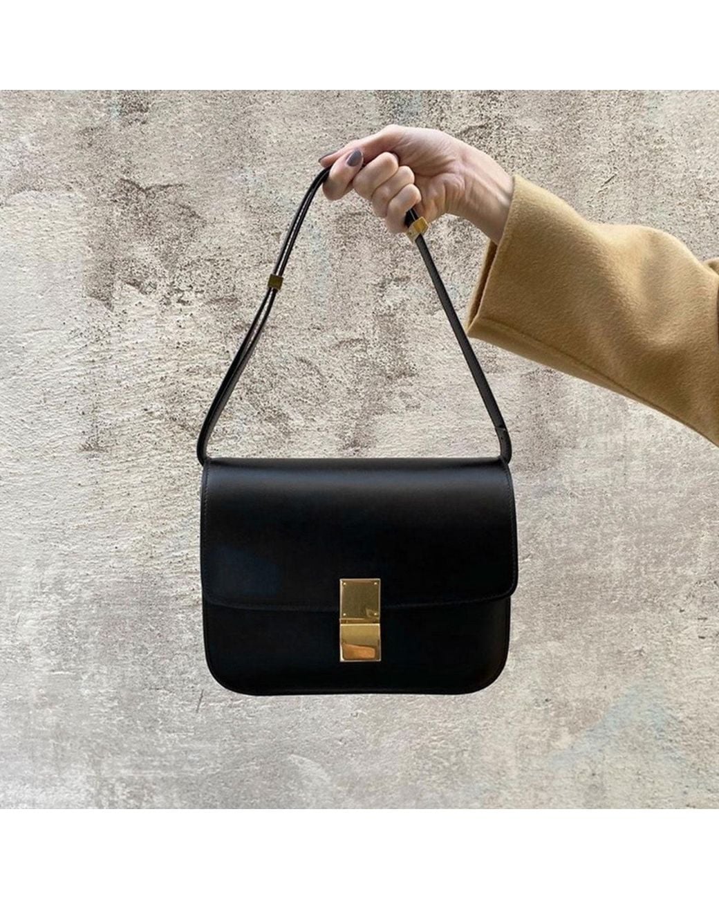Céline Black Medium Classic Bag