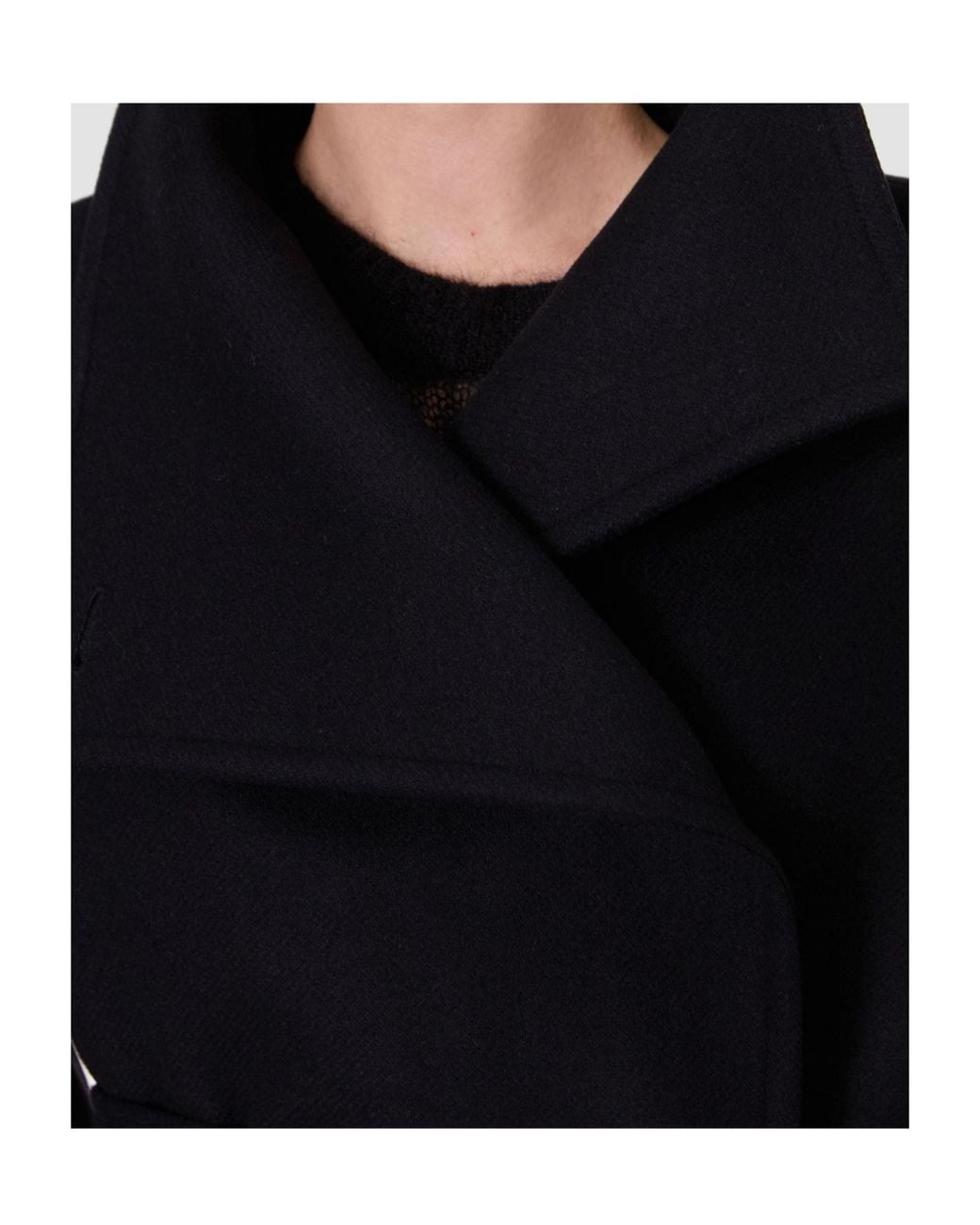 Joseph Black Belted Coat