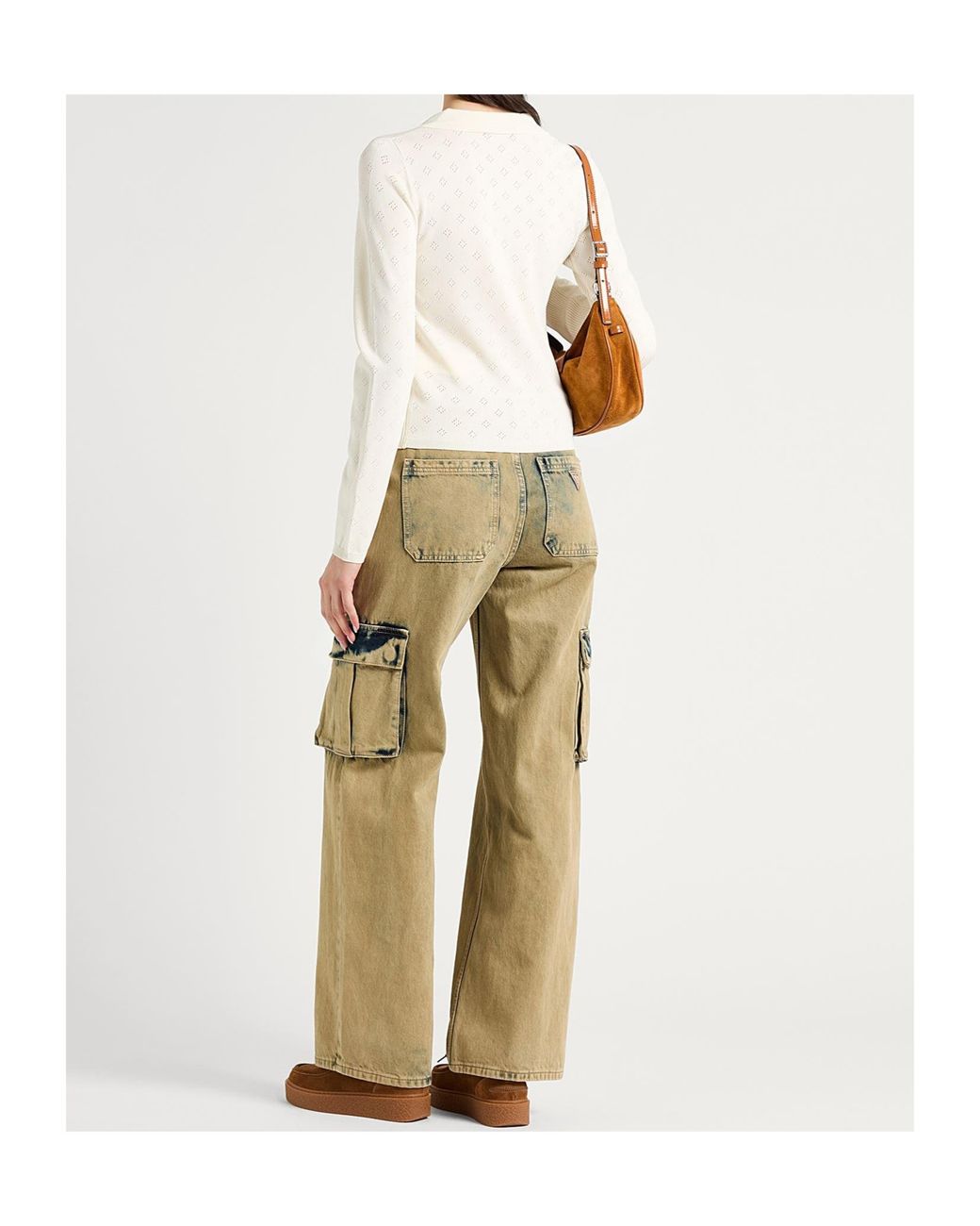 MAX&Co. White Button Front Cardigan