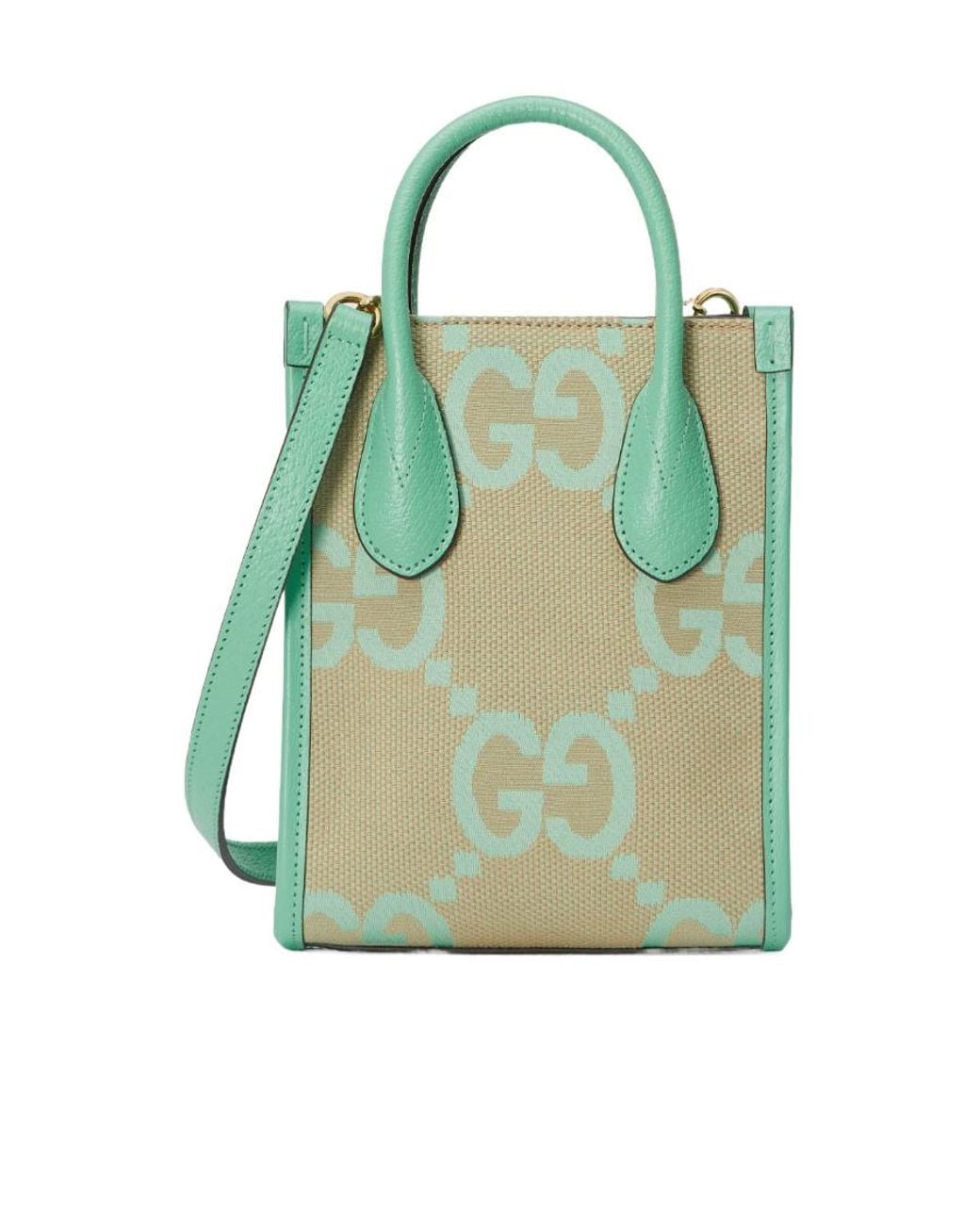 Gucci Green Mini Jumbo Gg Tote Bag for men