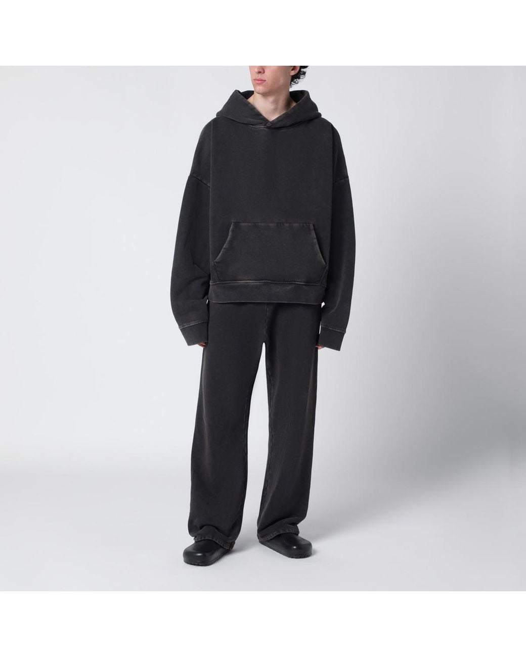Entire studios Black Relaxed Elastic-Waist Pants for men