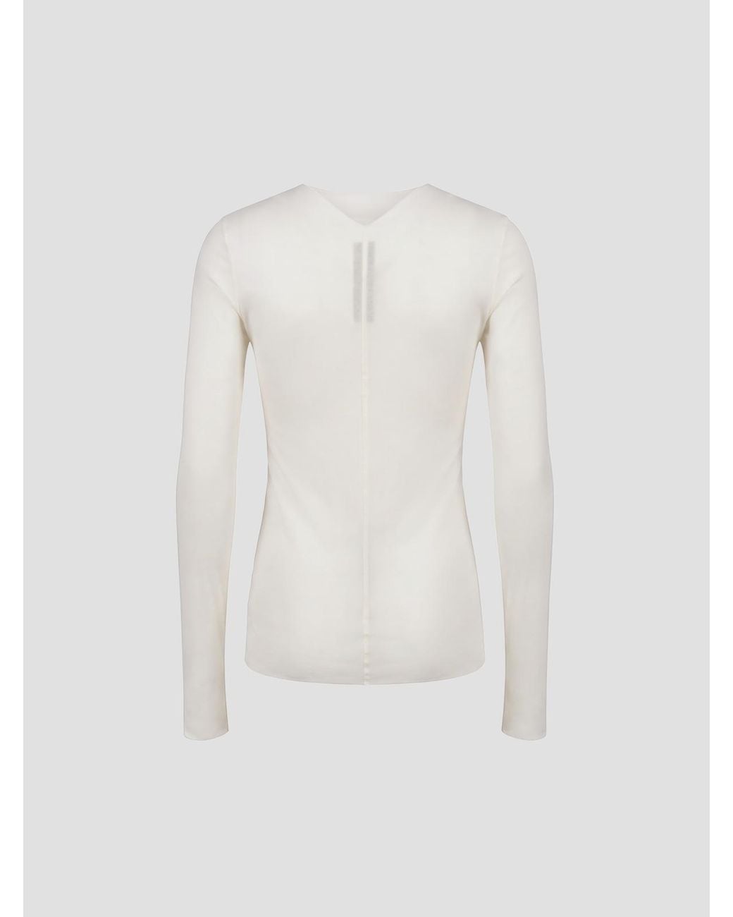 Rick Owens Gray Long-Sleeve T-Shirt