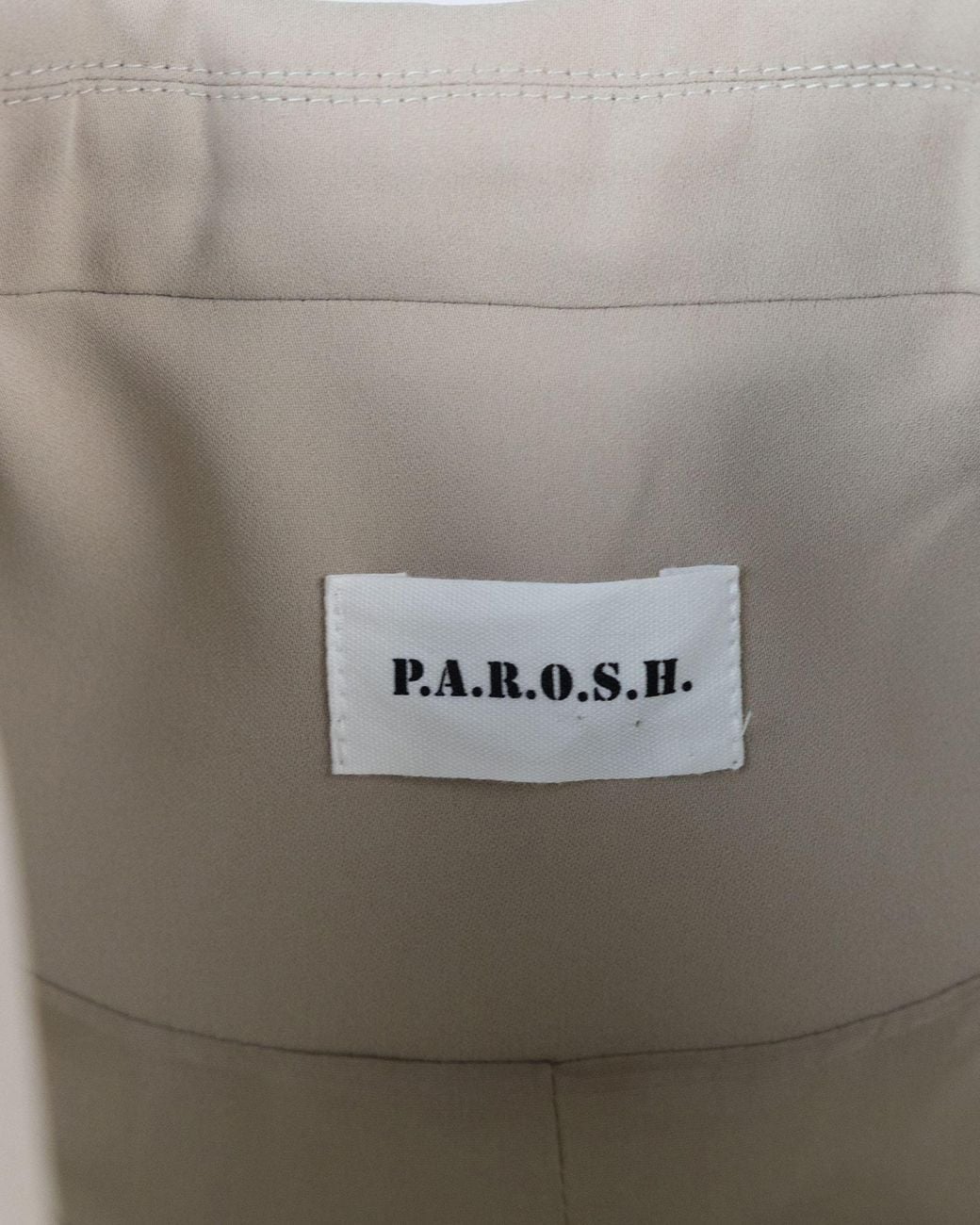 P.A.R.O.S.H. Natural Single-Breasted Blazer