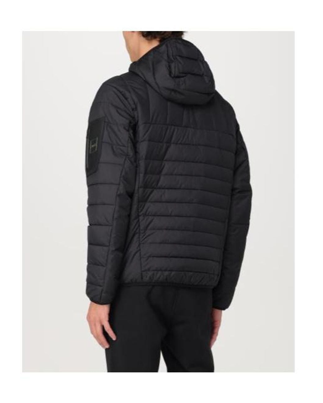 Boss Blue Boss Logo Patch Down Jacket for men