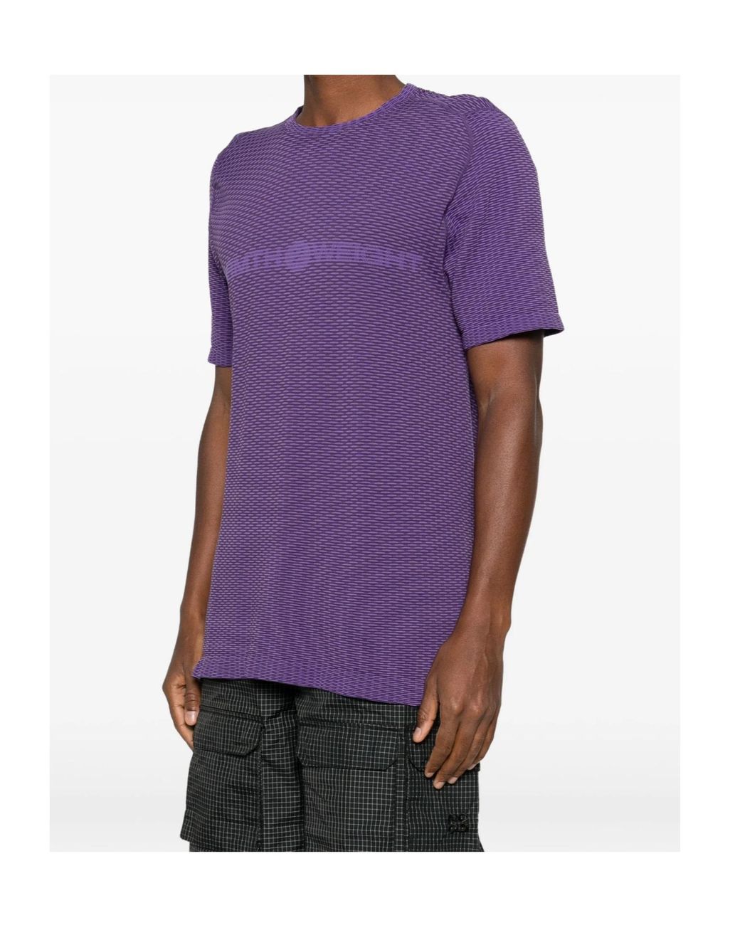 Roa Purple Hivee Dryarn Seamless T-Shirt for men