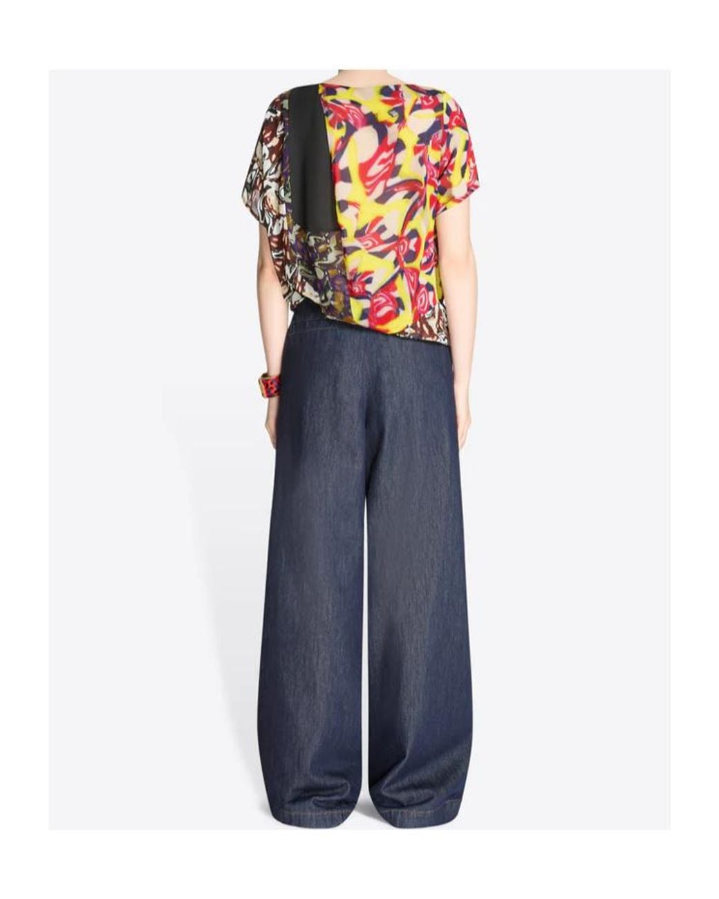 Dries Van Noten Blue Wide-Leg Jeans
