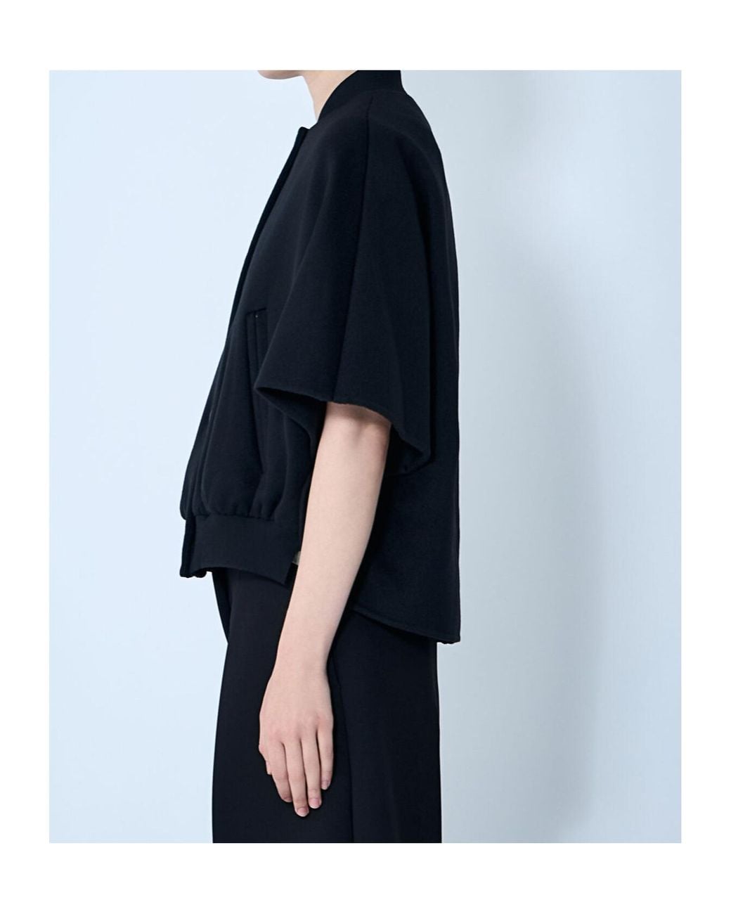 Max Mara Blue Leticia Button-Up Coat
