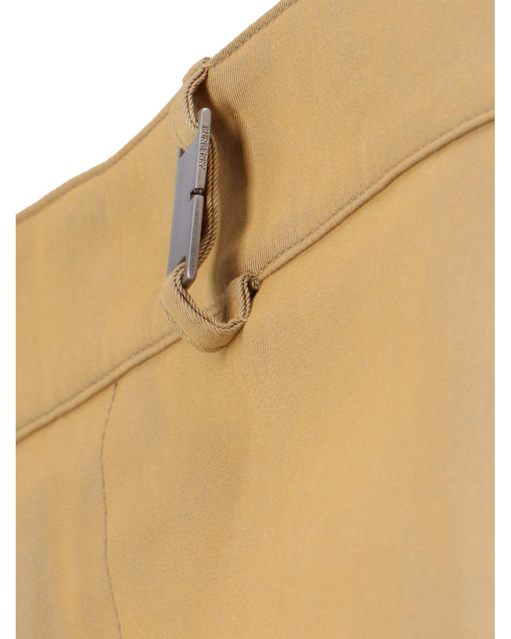 Burberry Natural Buckle-Detailed Straight-Leg Trousers for men