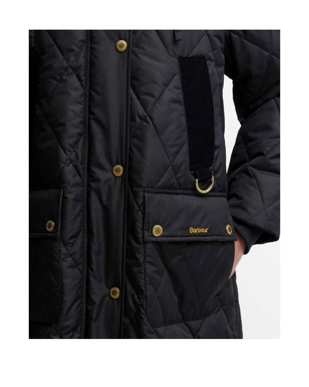Barbour Black Rudson Quilted Jacket