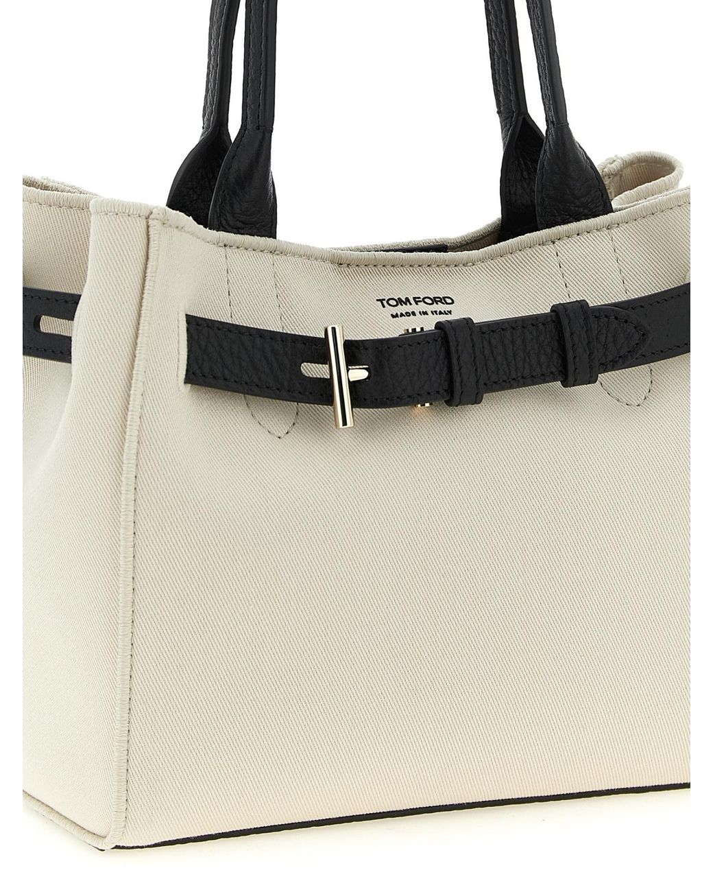 Tom Ford Natural Double-Handled Shoulder Bag