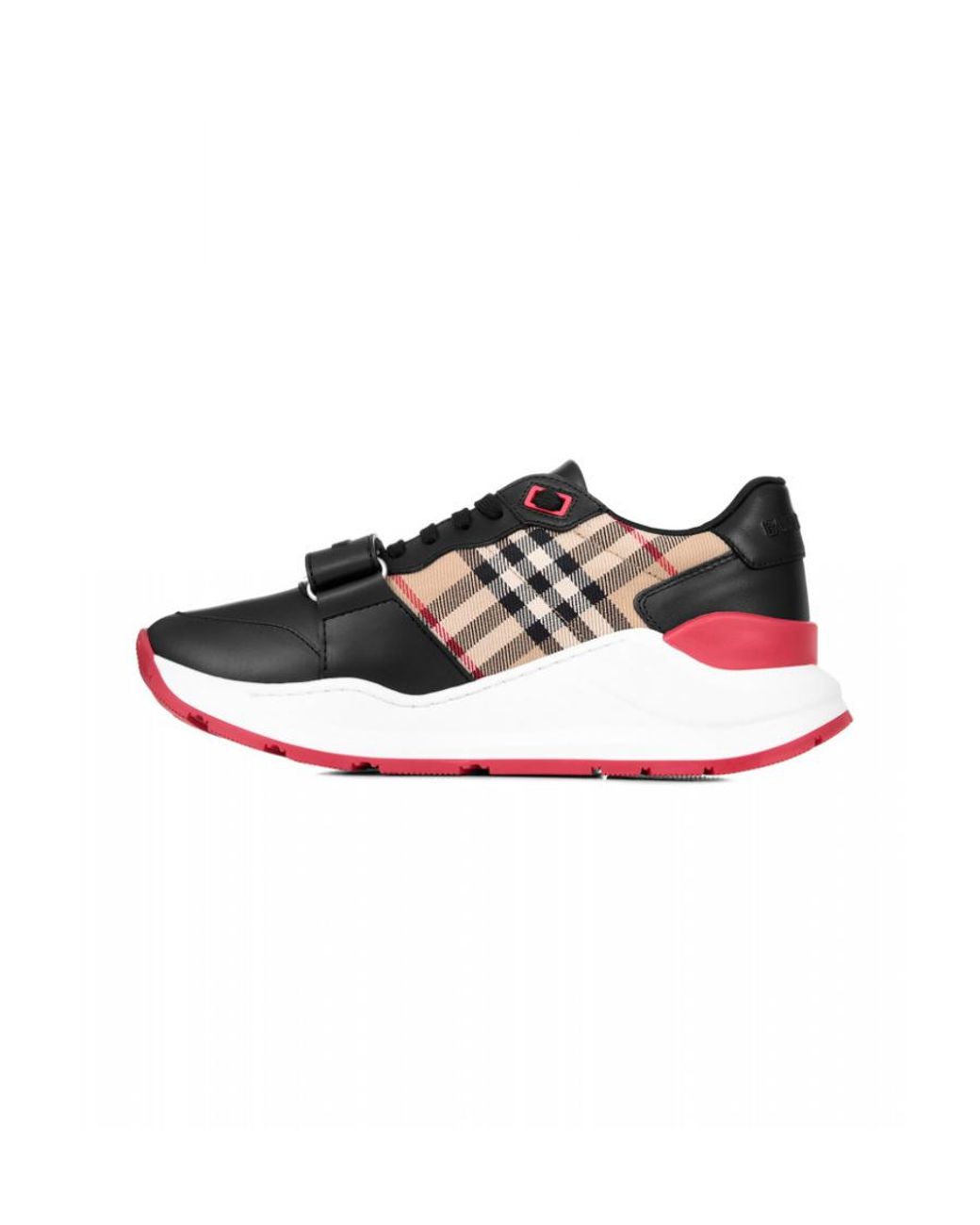 Burberry Multicolor Vintage Check-Print Low-Top Sneakers