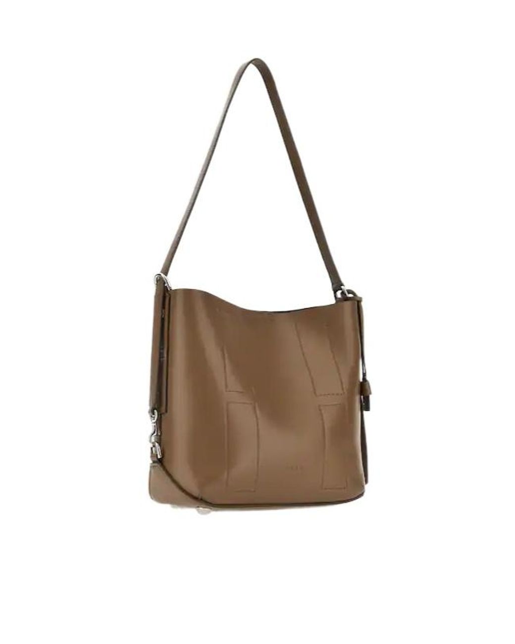 Hogan Brown Small Hocket Hobo Bag