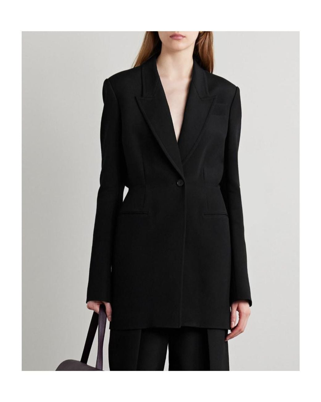 Khaite Black Beckett Single Breasted Jacket