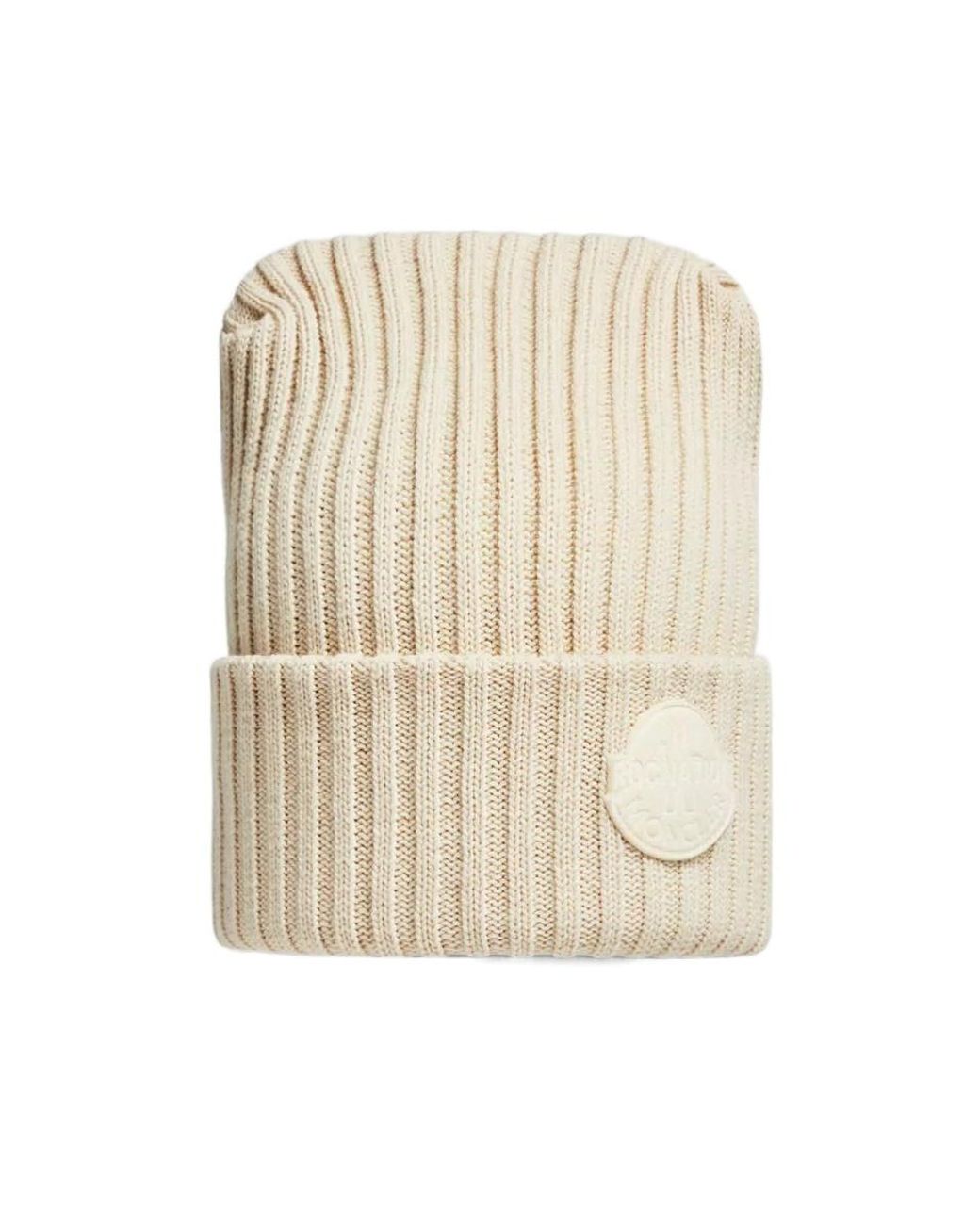 Moncler Natural Wool Beanie for men