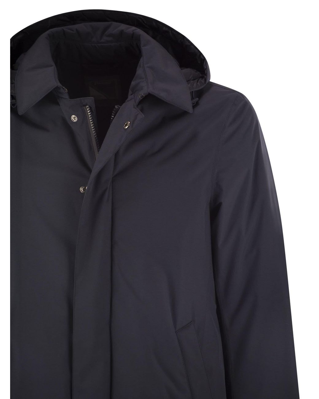 Herno Blue Waterproof 2-layer Laminar Fabric for men