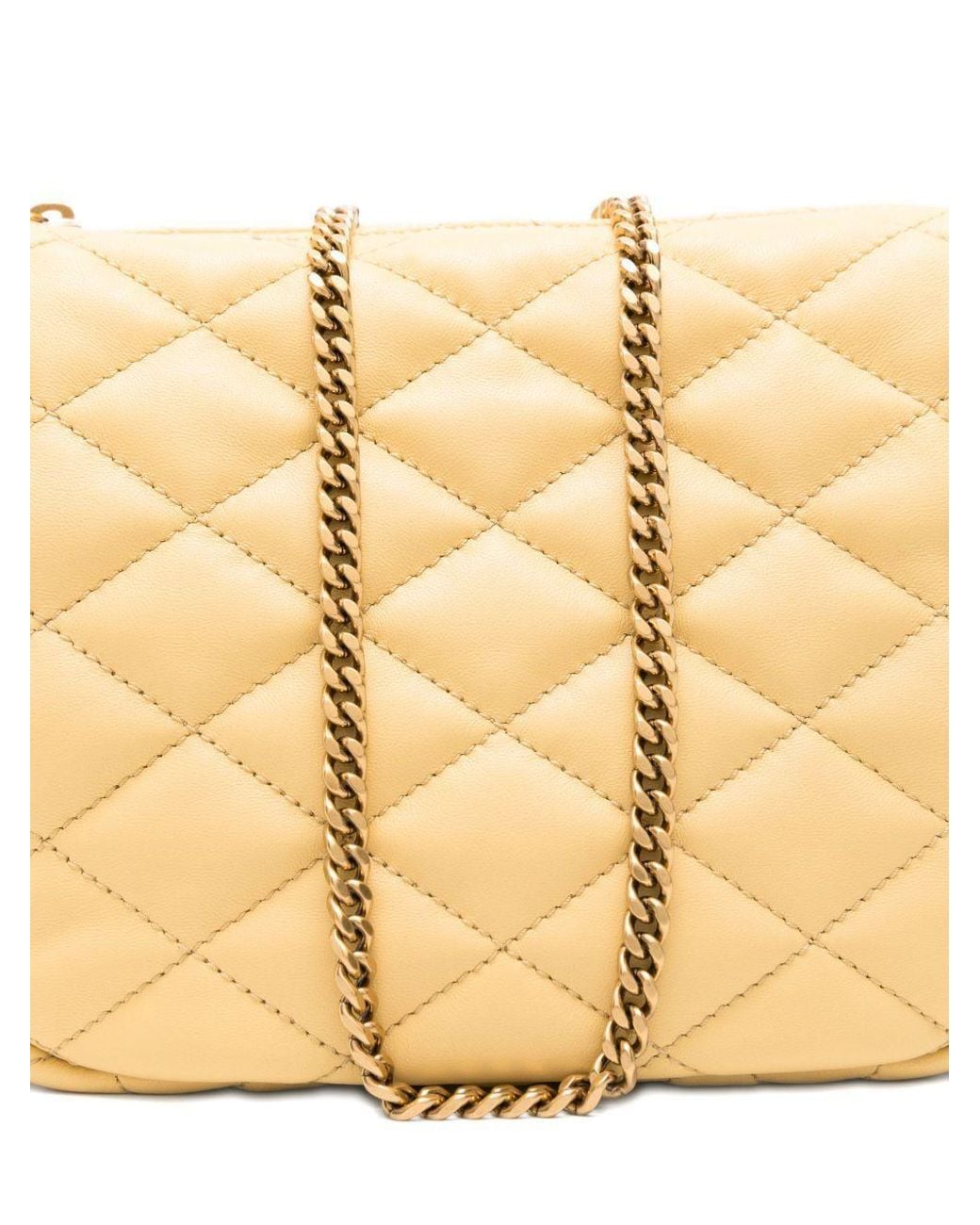 Saint Laurent Natural June Leather Mini Bag