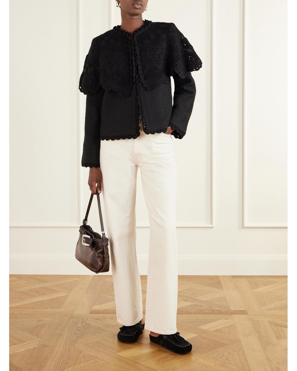 Sea Black Wool Solid-Color Coat