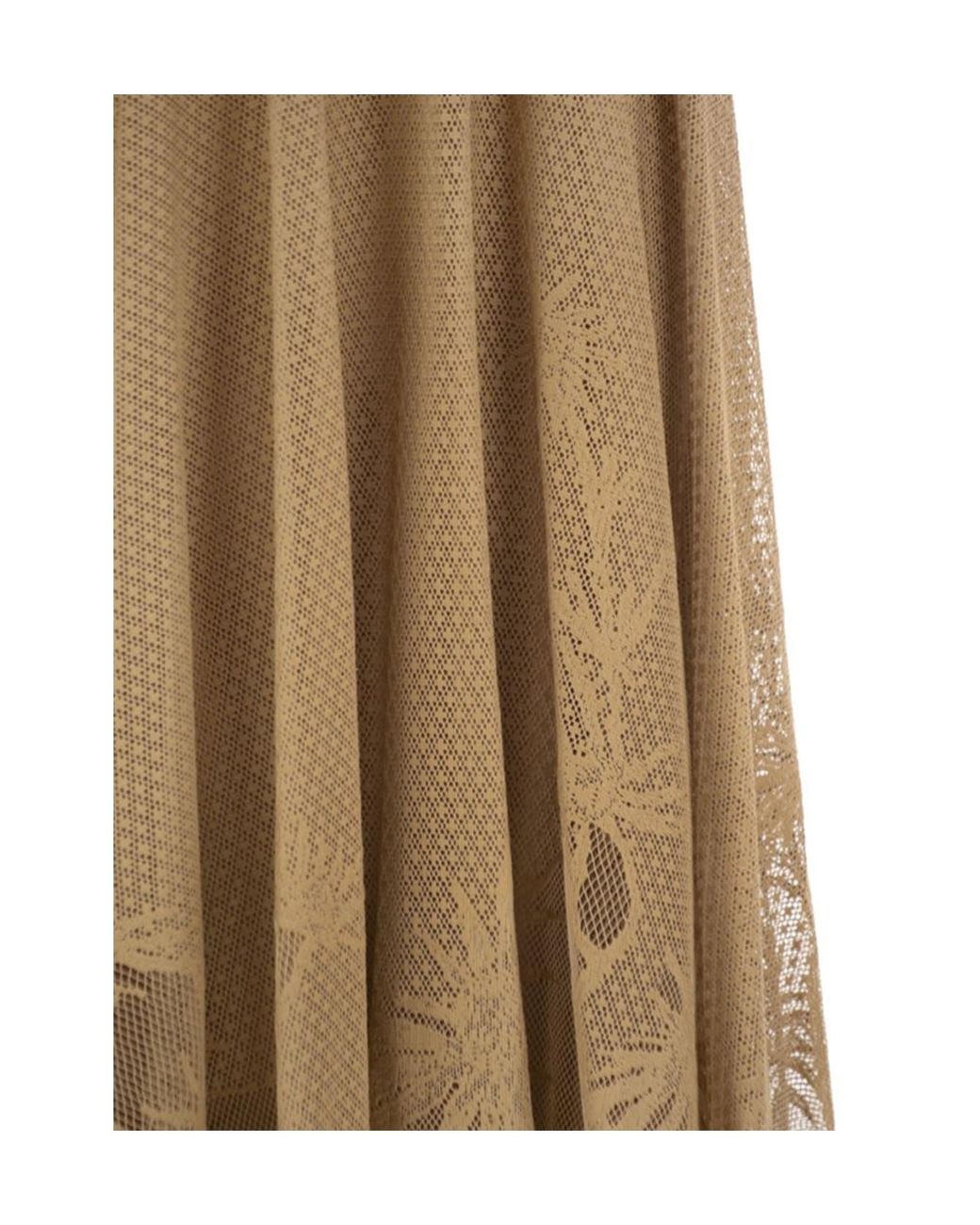 Fabiana Filippi Natural Long Lace Skirt