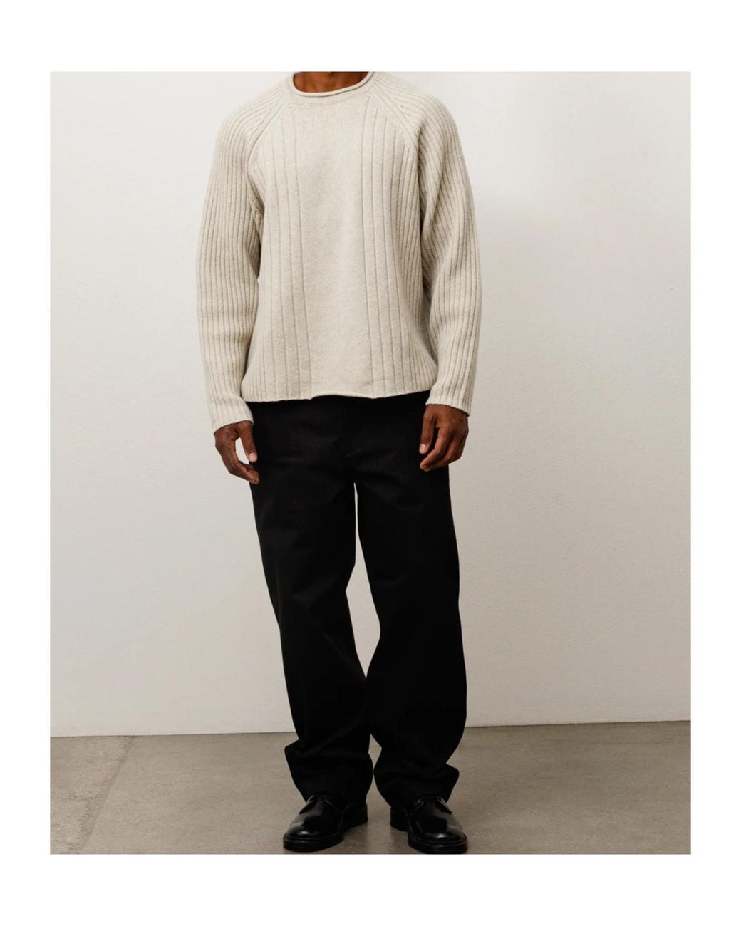 Stussy Natural Merino Roll Neck Sweater for men