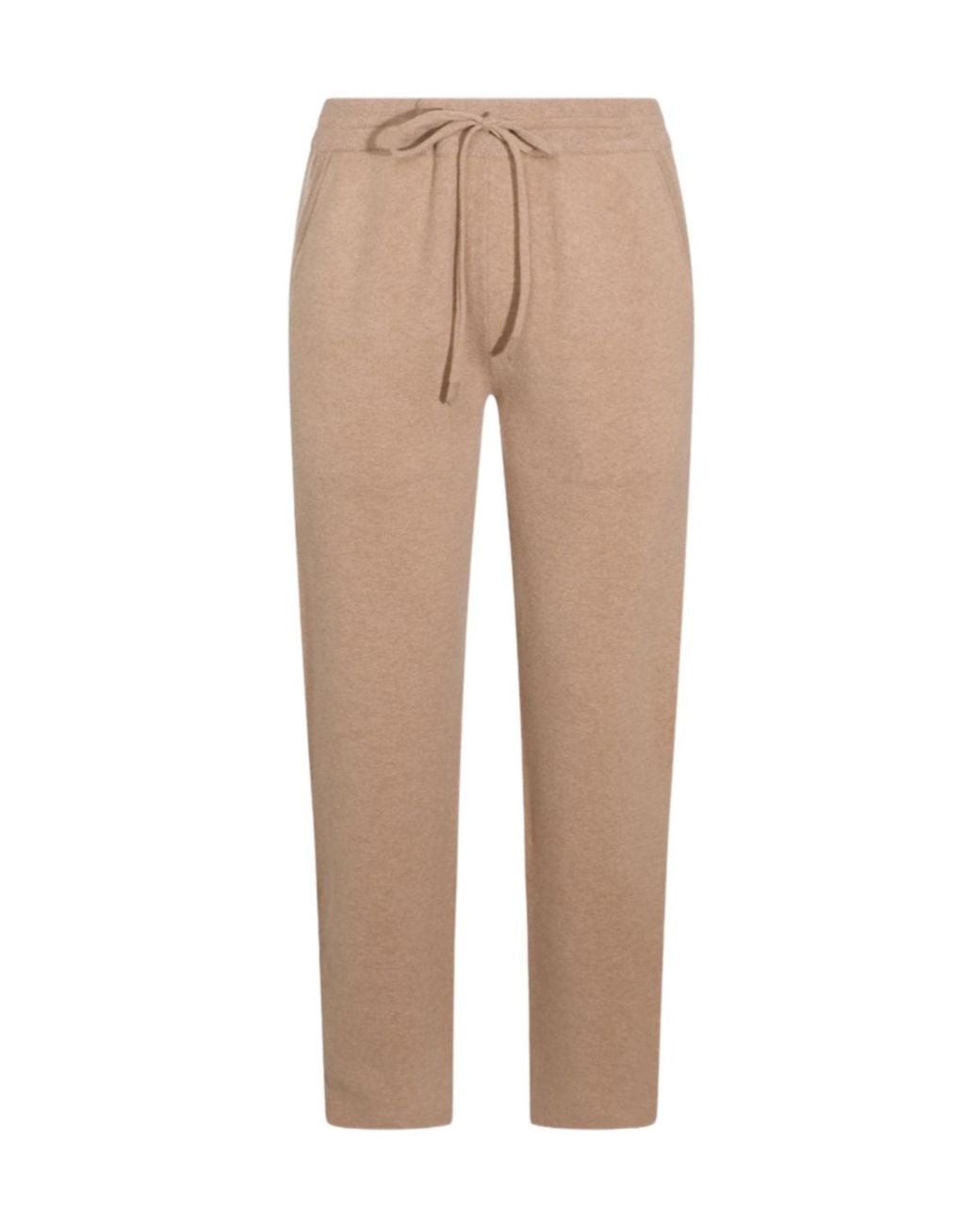 Canali Natural Drawstring Knitted Trousers for men