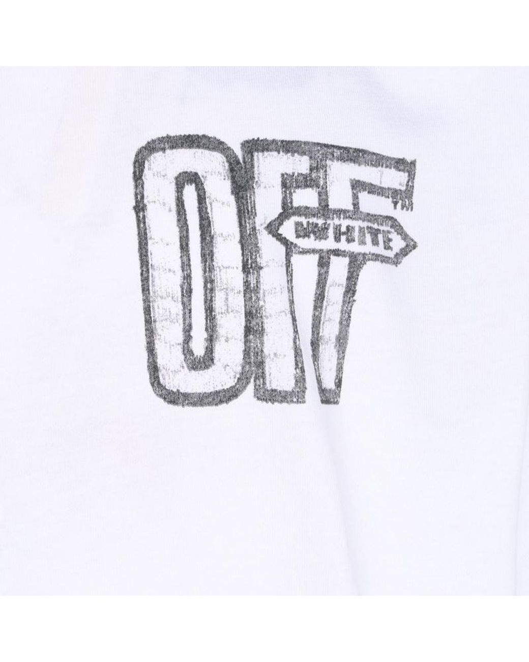 Off-White c/o Virgil Abloh White Crewneck Short-Sleeveled T-Shirt for men