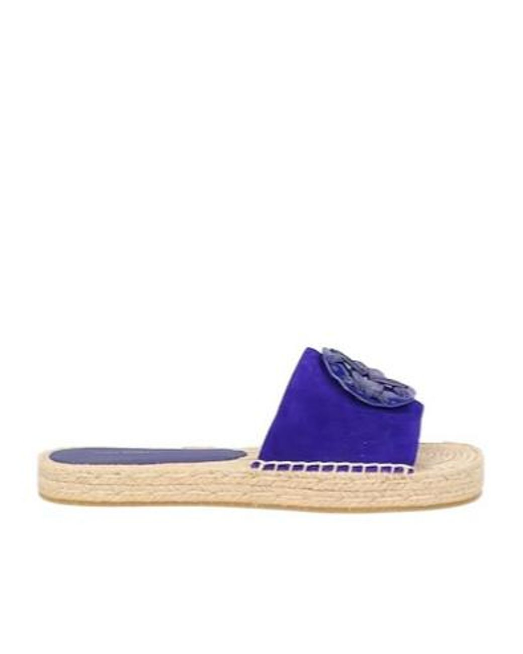 Tory Burch Blue Espadrille Sandals