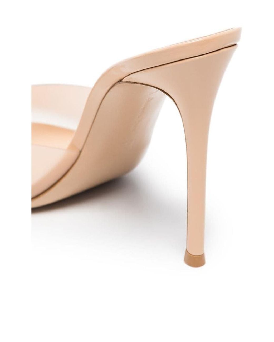 Gianvito Rossi White Elle 105Mm Mules