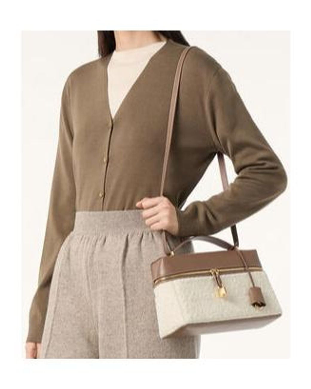 Loro Piana Brown Siena Cardigan