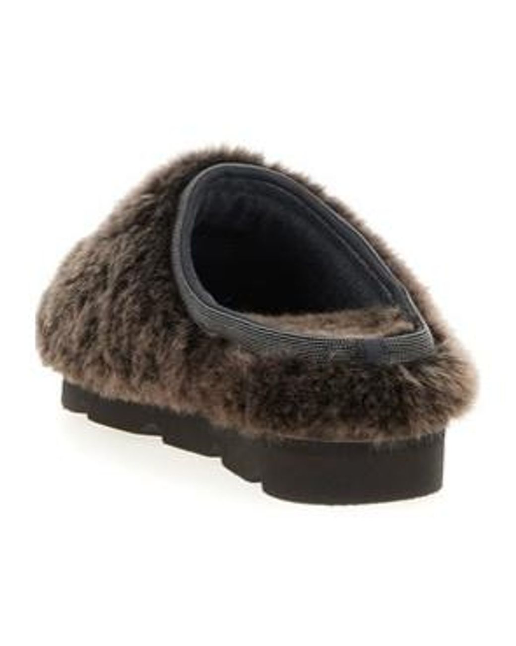 Brunello Cucinelli Brown Monile Sherling Sandals