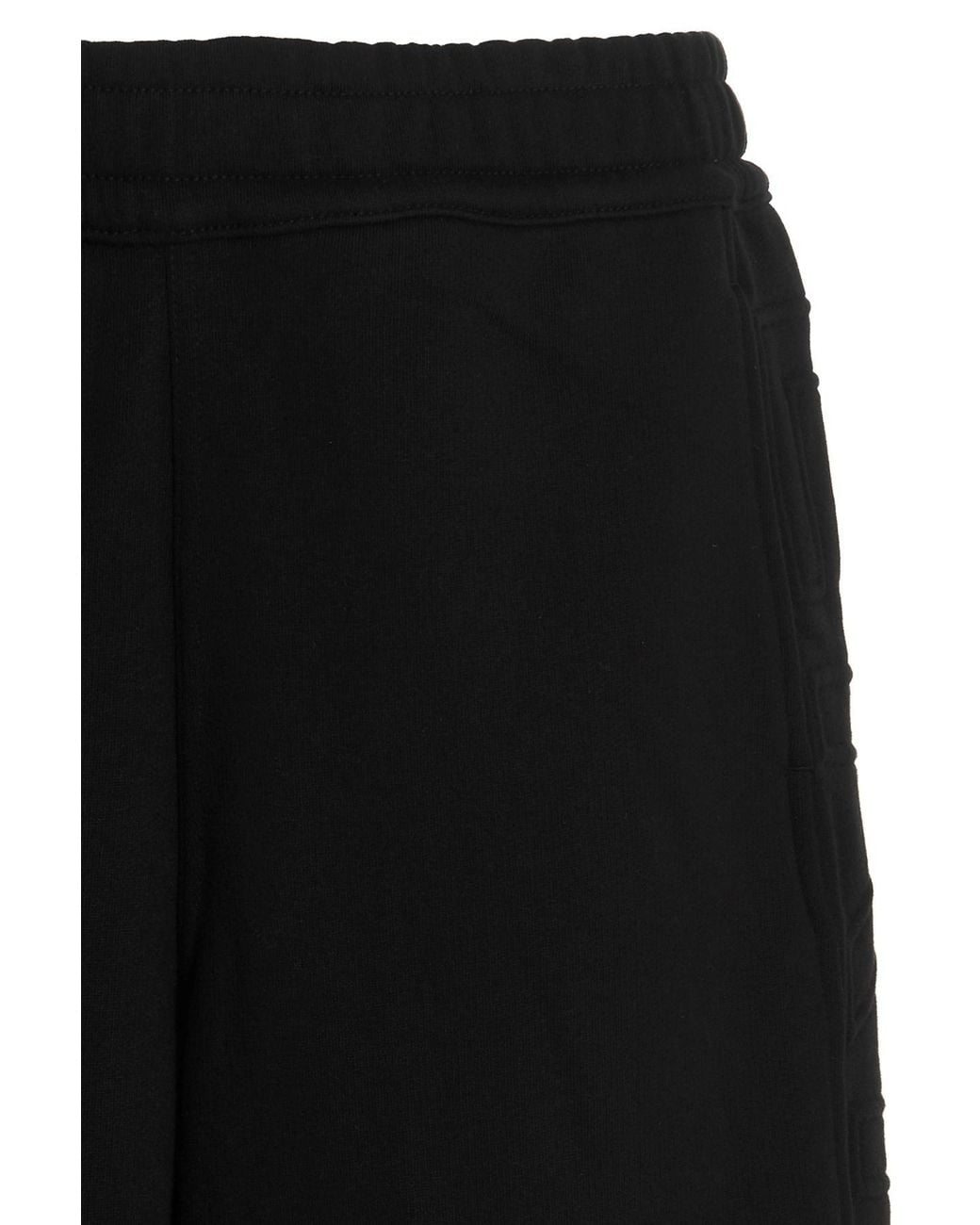 Burberry Black Elasticated Waist Track Shorts for men