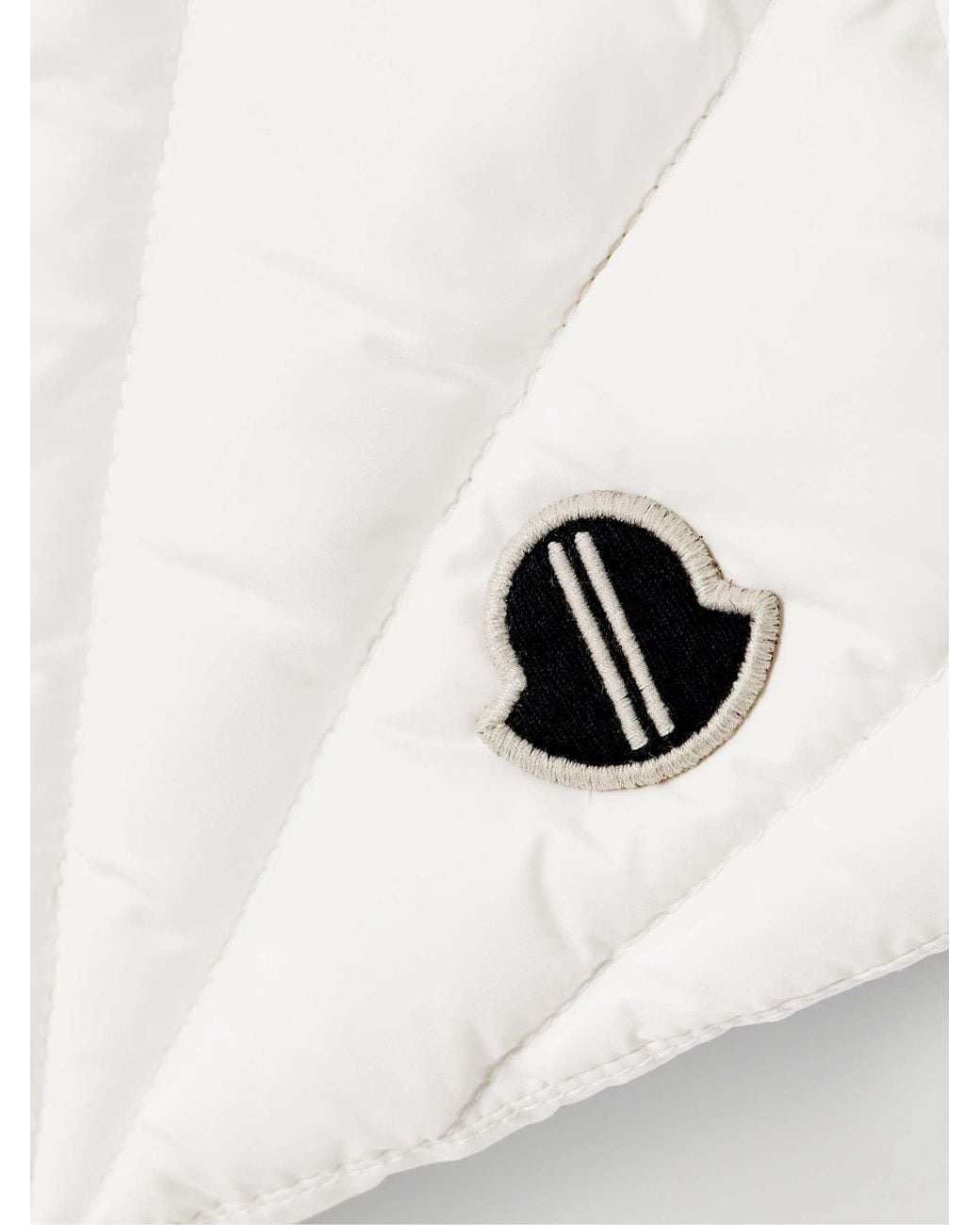 Rick Owens White Sleevless Down Vest