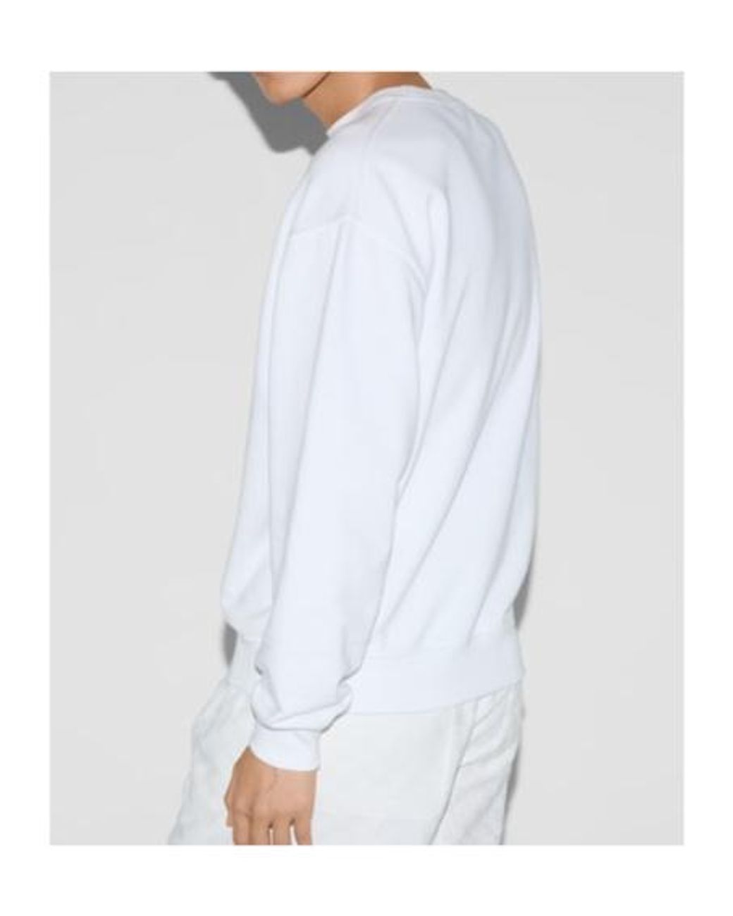 Gucci White Logo-Print Sweatshirt for men