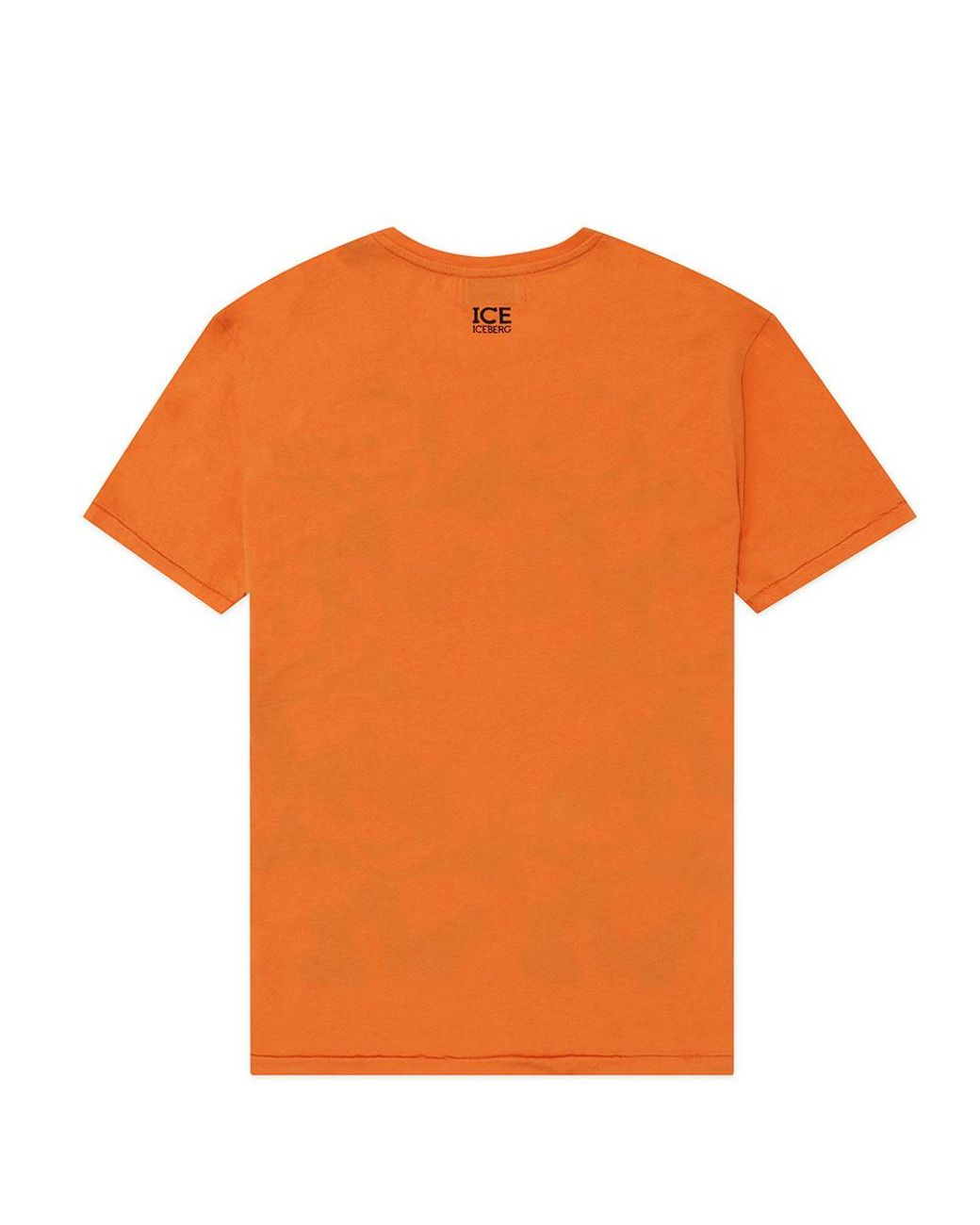 Iceberg Orange Printed T-Shirt for men