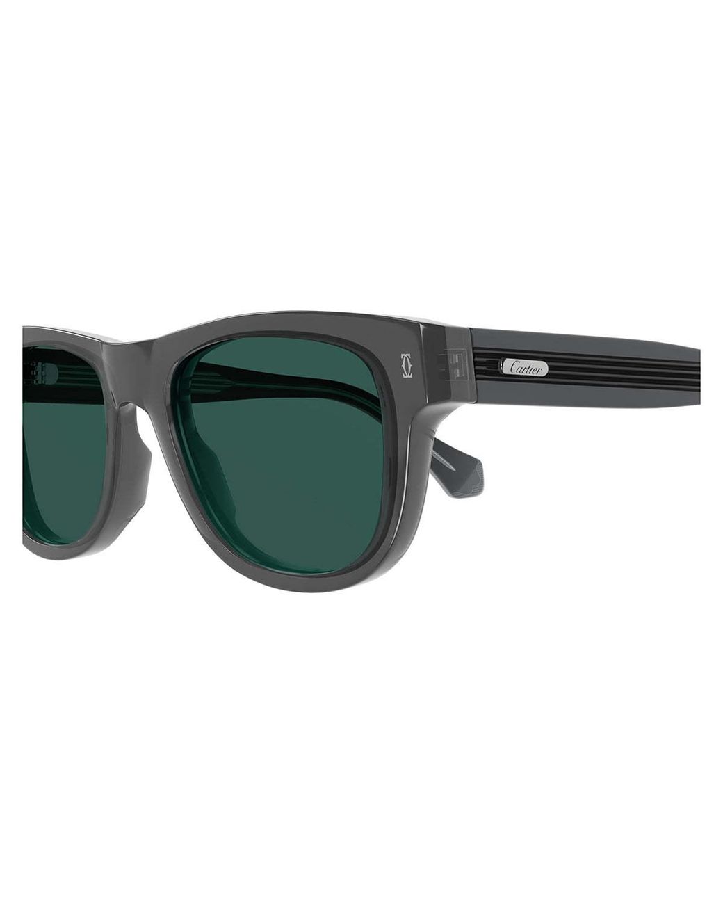 Cartier Green Square Frame Sunglasses for men
