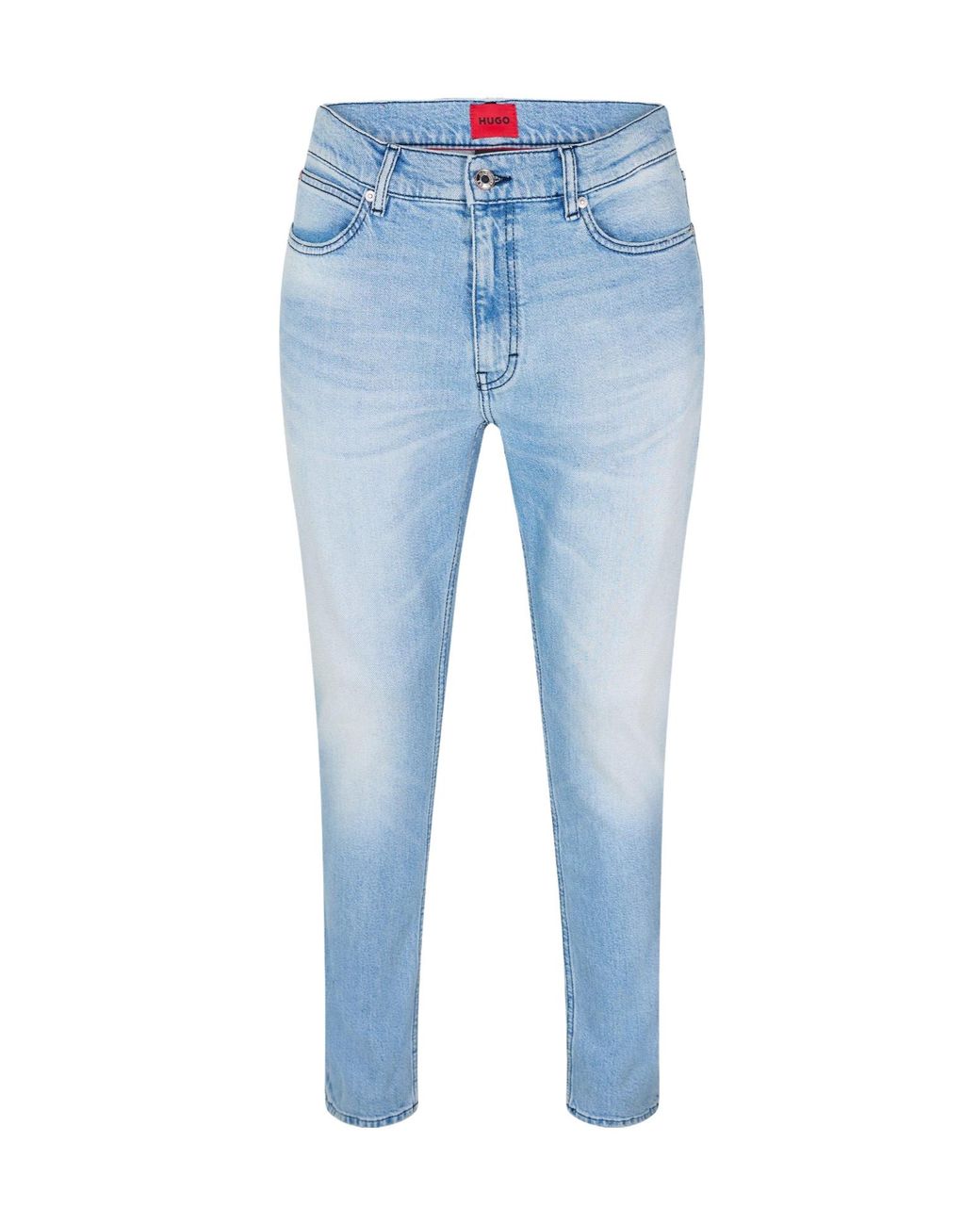 Boss Blue Simple And Form-Fitting Pants for men