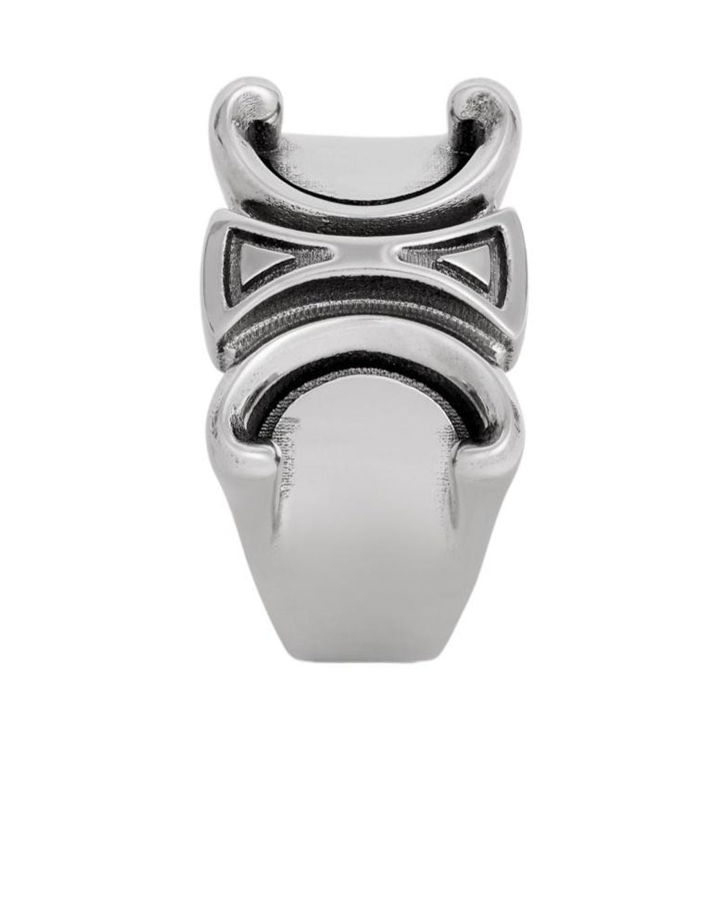 Céline White San Onofre Chunky Triomphe Ring for men