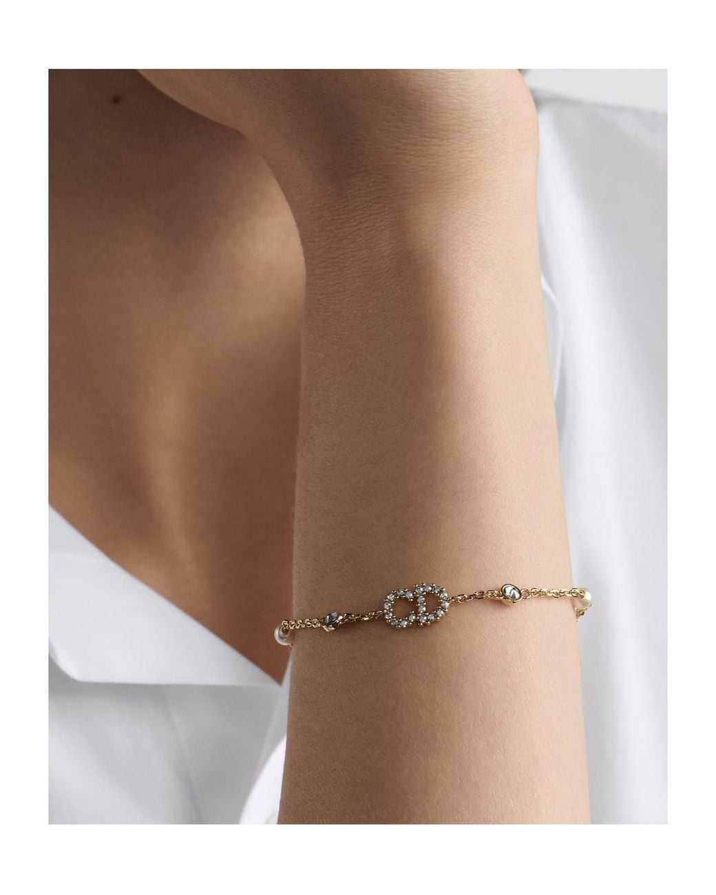 Dior Metallic Clair D Lune Bracelet