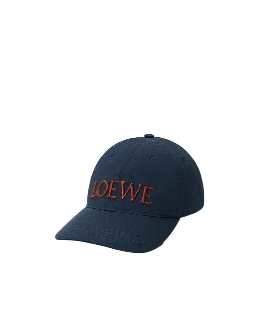 Loewe Blue Logo Embroidered Baseball Cap