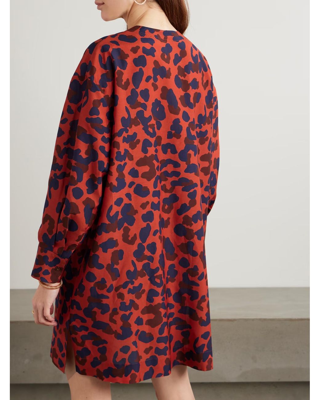 Eres Red Recifs Printed Shirt