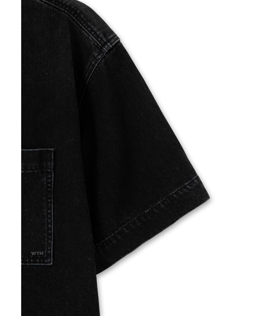 Wooyoungmi Black Cotton-Blend Shirt for men