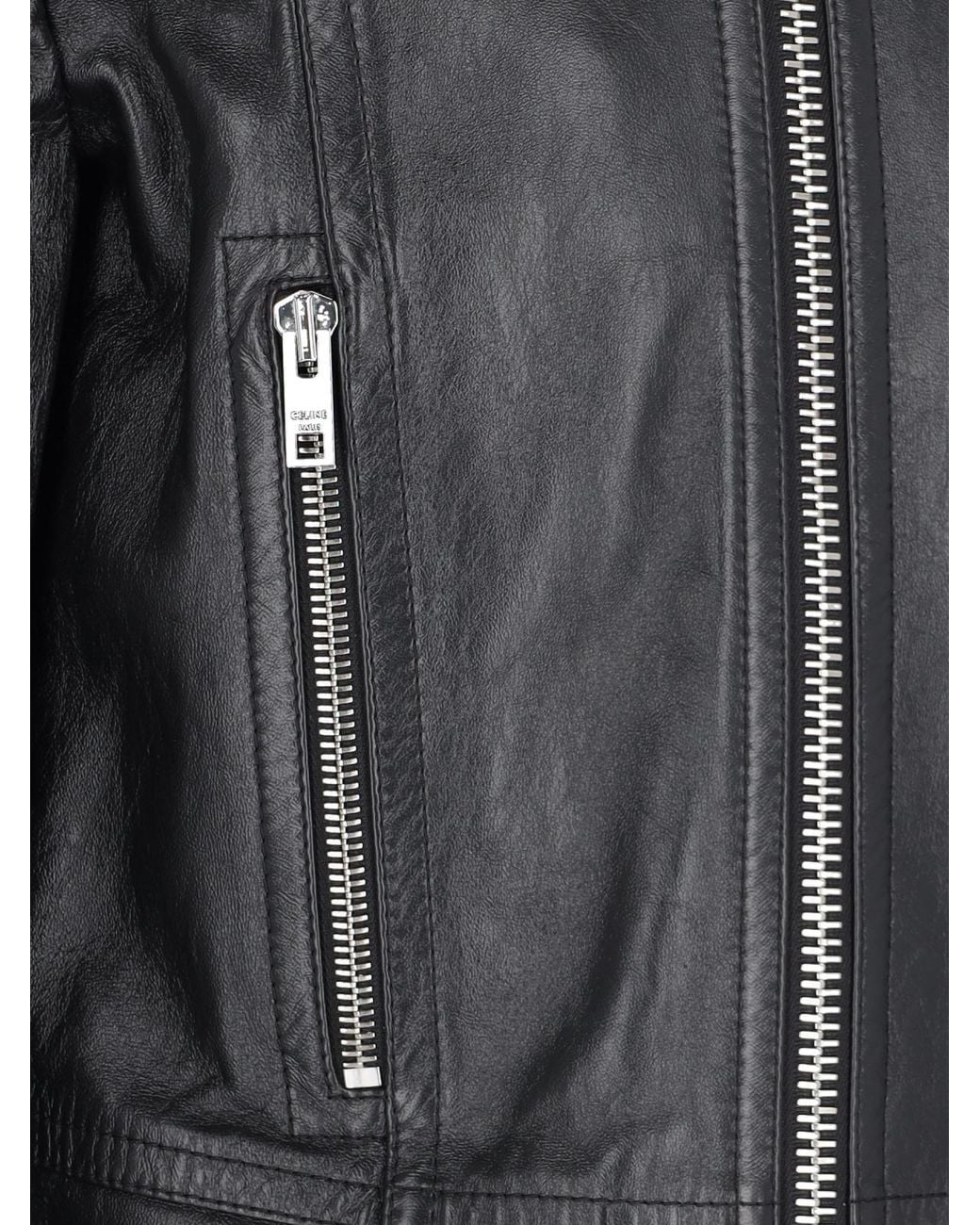 Céline Black Racer Blouson Jacket for men