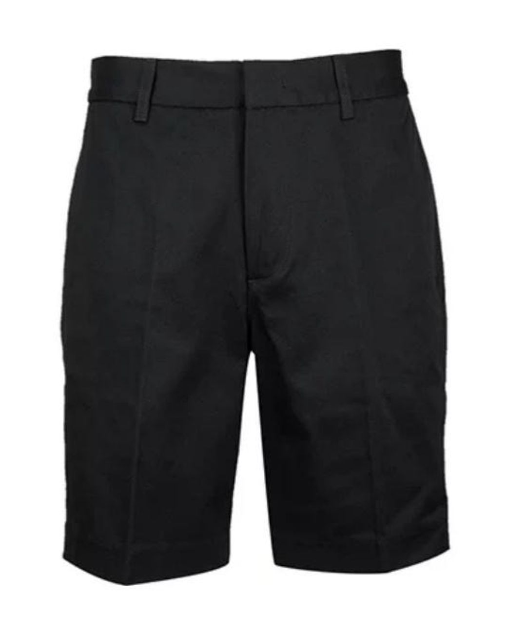 Emporio Armani Black Belt-Loop Shorts for men