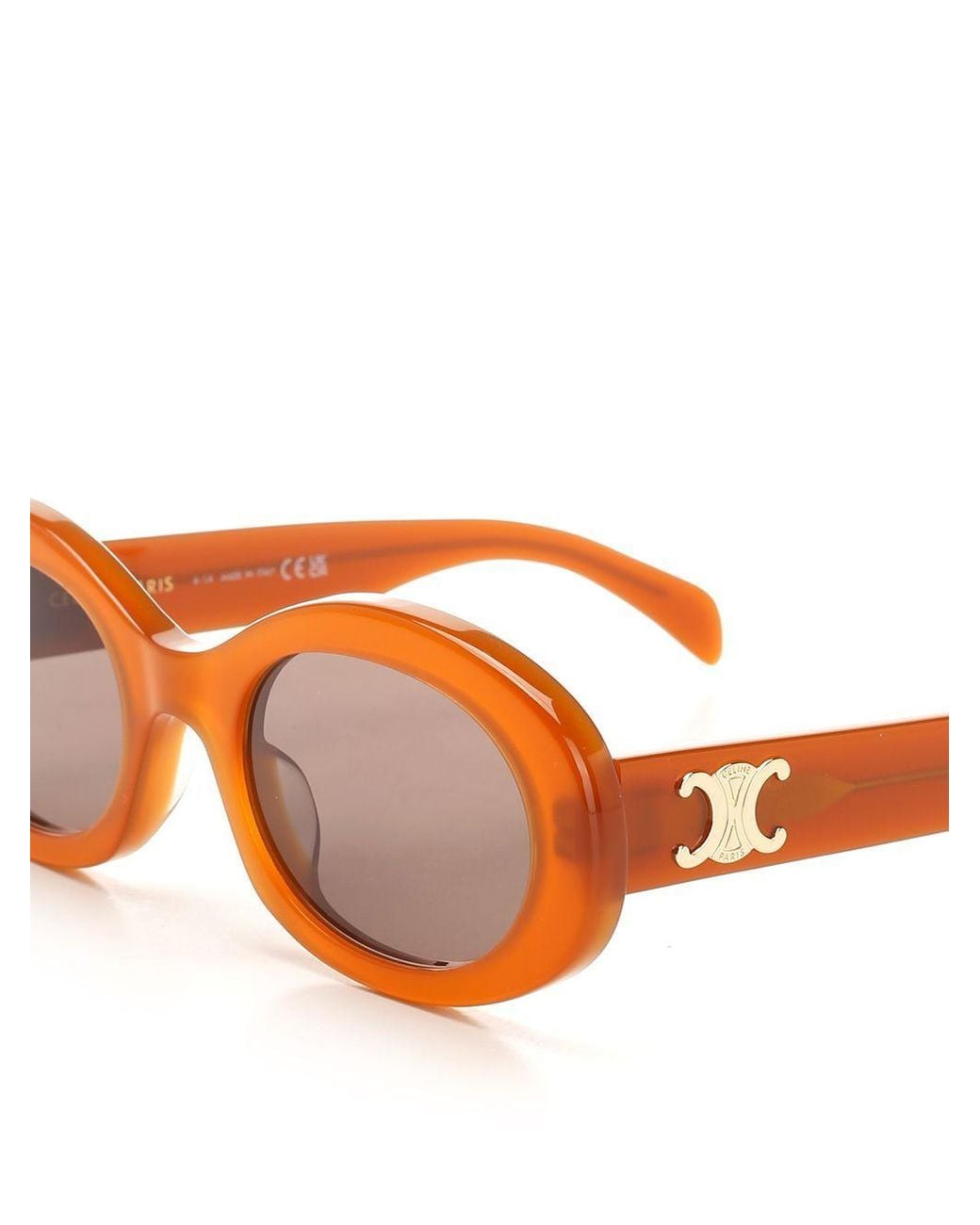 Céline Orange Full Frame Sunglasses