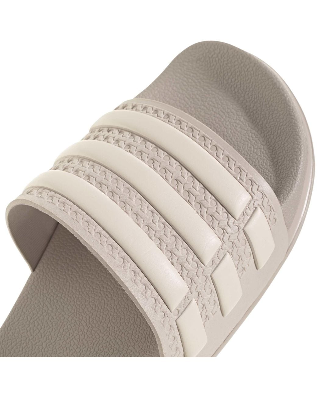 Adidas Originals White Single-Band Slide Sandal