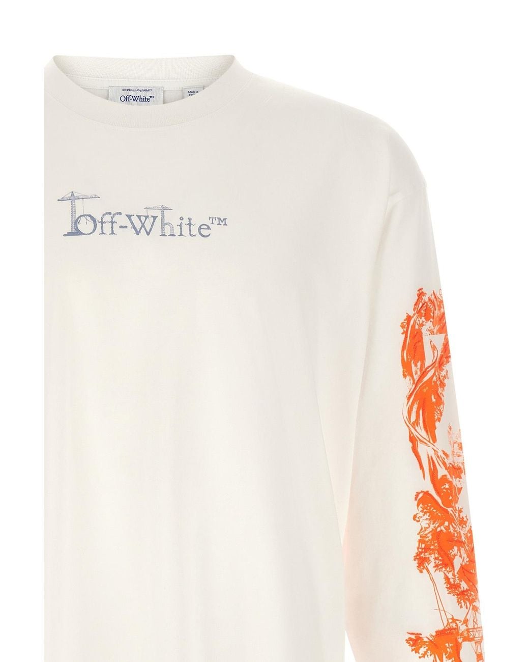 Off-White c/o Virgil Abloh White City Nature Skate Crewneck T-Shirt for men
