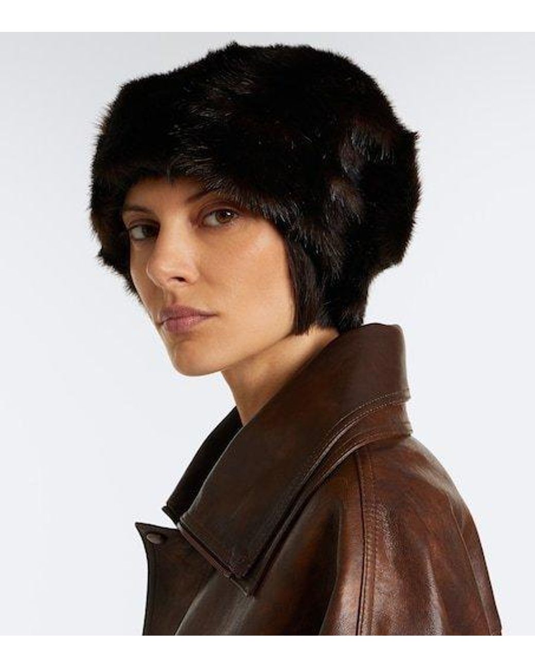 Magda Butrym Black Oversized Hat