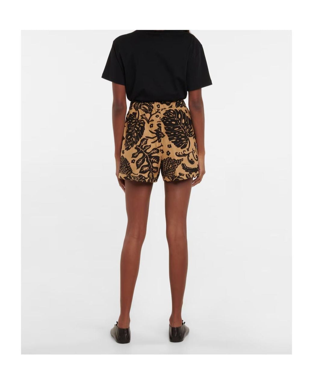 Jil Sander Black Printed Shorts