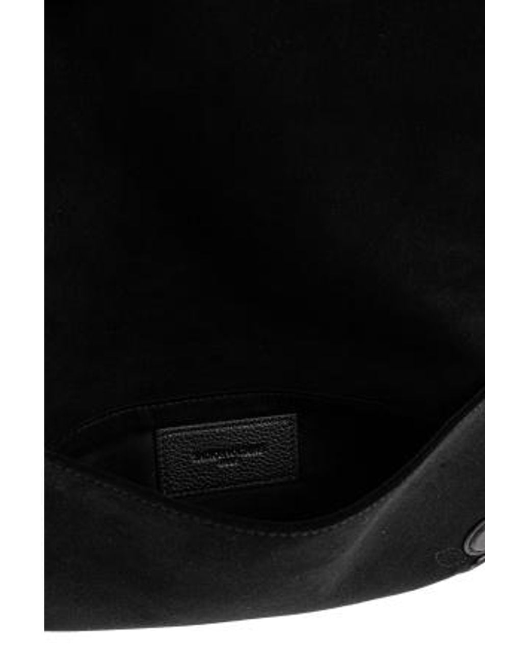 Zadig & Voltaire Black Rock Western Foldover Top Shoulder Bag