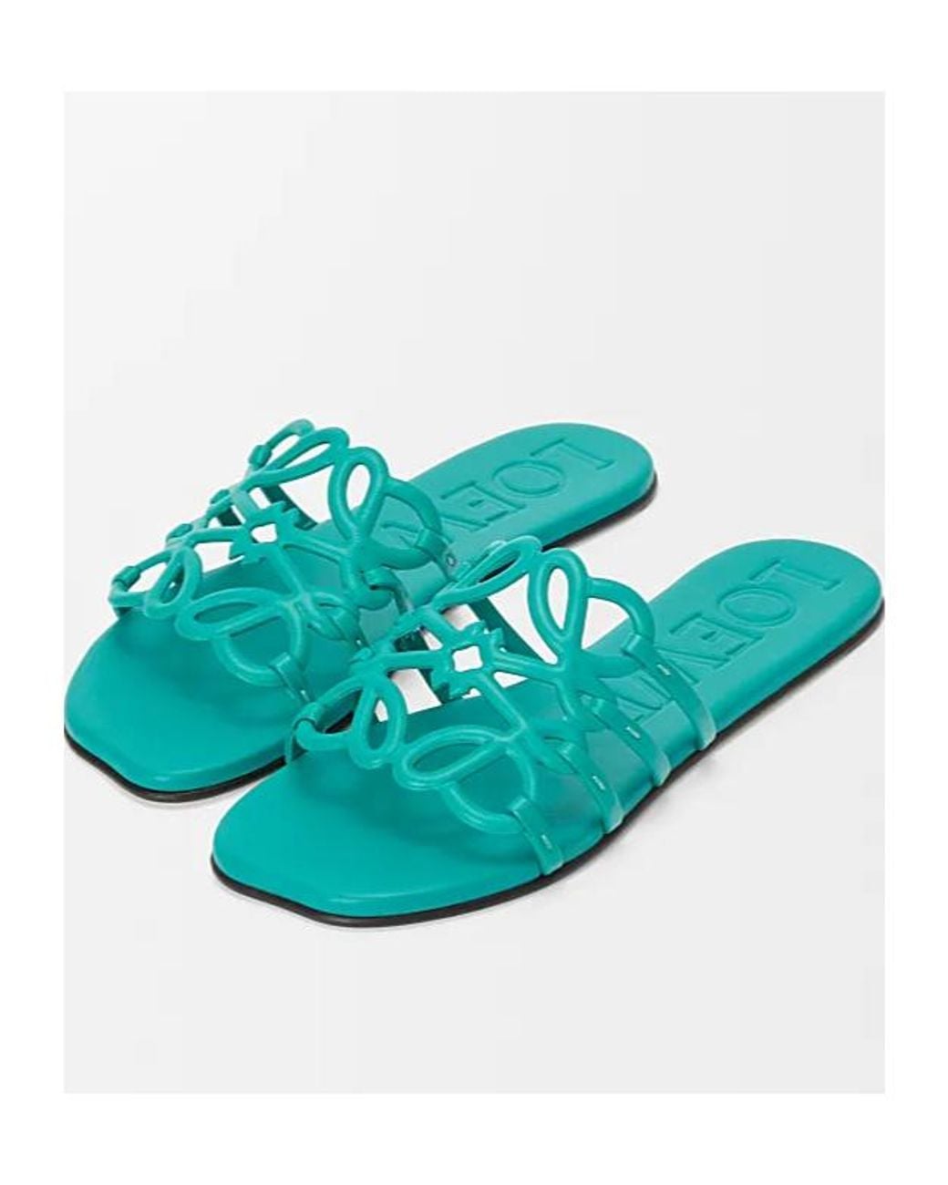 Loewe Green Petal Anagram Slide