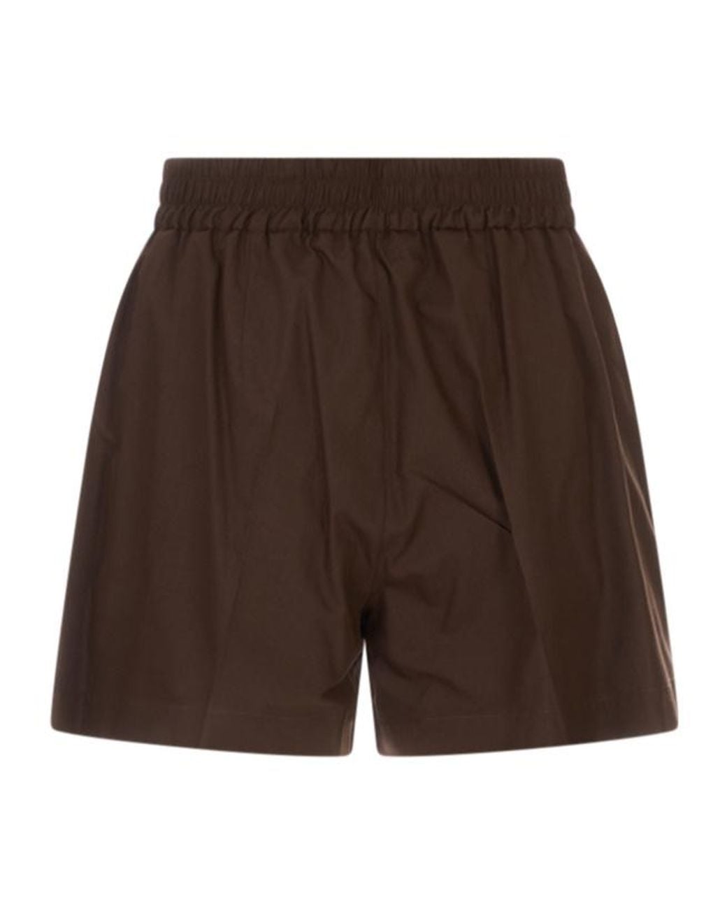 P.A.R.O.S.H. Brown Drawstring Shorts